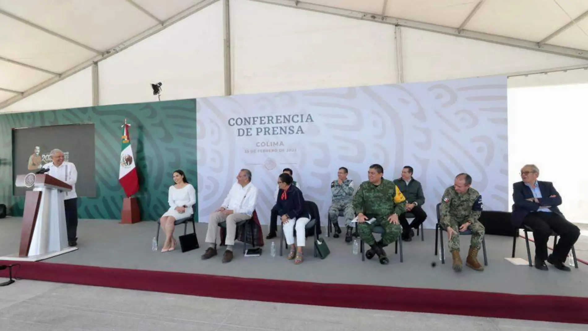 AMLO de visita en Colima